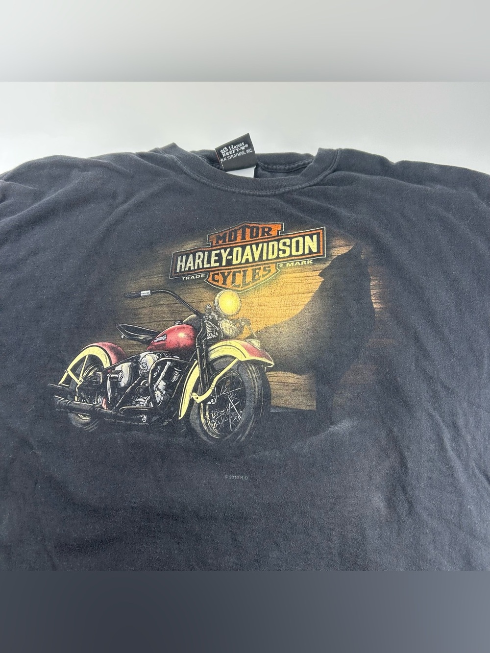 Harley Davidson Men’s SZ XL Bike Superstition Y2K Short Sleeve Arizona Western